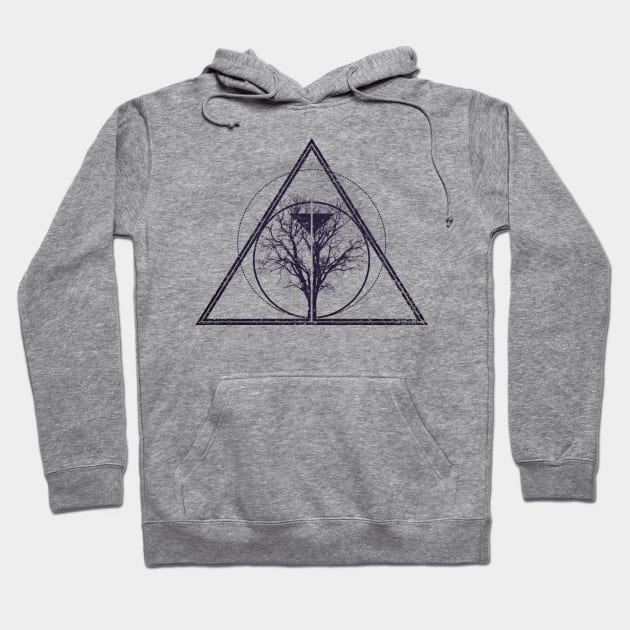 Tree of life / knowledge | Bodhi tree | Geometric design Hoodie by ZuskaArt